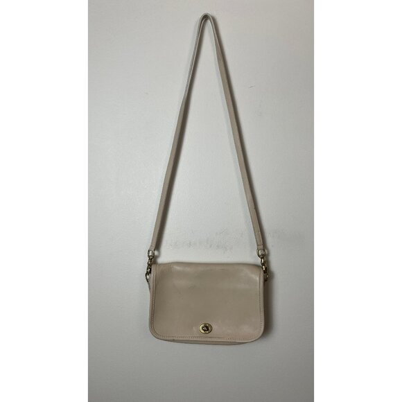 VINTAGE COACH TURNLOCK FLAP CROSSBODY BAG - Picture 2 of 9